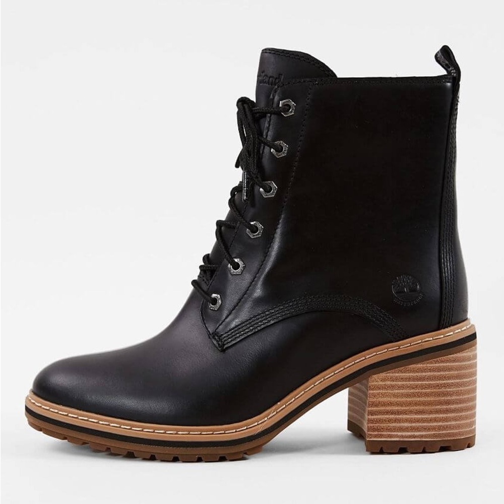 NWOB Timberland Black Sienna High Lace-Up Boots Sz-9.5